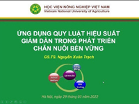 Ứng dụng quy luật hiệu suất giảm dần trong phát triển chăn nuôi bền vững