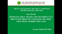 Trung tâm Giáo dục Thể chất và Thể thao tiếp tục đẩy mạnh công tác nghiên cứu khoa học trong năm học mới 2021-2022
