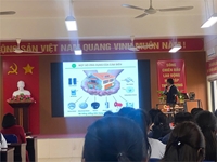 Hoạt động trải nghiệm môn Vật lý của học sinh lớp 11A3 và 11A7 Trường THPT Nguyễn Văn Cừ tại Khoa Cơ - Điện, Học viện Nông nghiệp Việt Nam