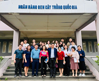Sinh viên ngành Công nghệ sinh dược tham gia học phần Thực tập nghề nghiệp 1